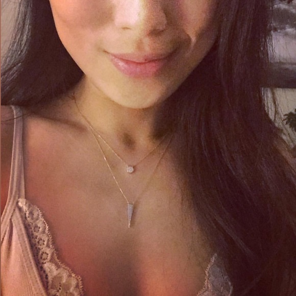 Adina Reyter Diamond Pave Disc 14k Gold Necklace - Picture 4 of 4